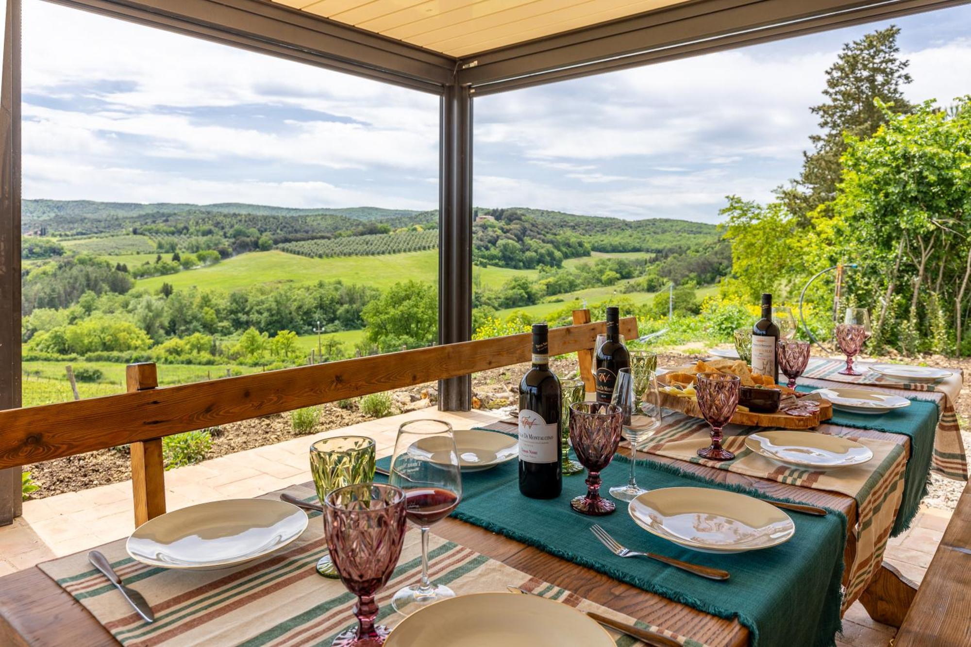 Pociano 1863 - Country House With Stunning View Of Siena Lupompesi 외부 사진