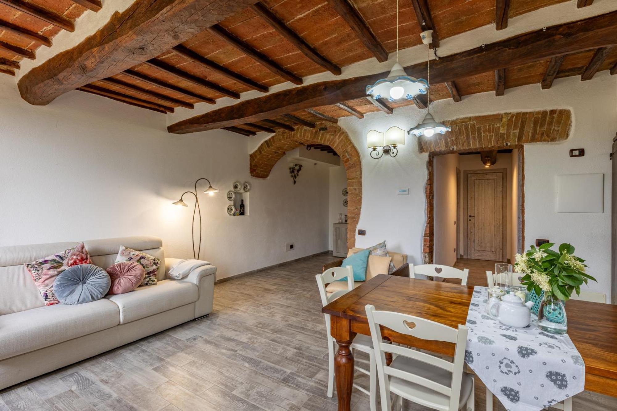 Pociano 1863 - Country House With Stunning View Of Siena Lupompesi 외부 사진